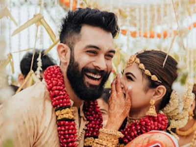 “We are married!” announces Mouni Roy as she posts priceless wedding pictures with husband Suraj Nambiar