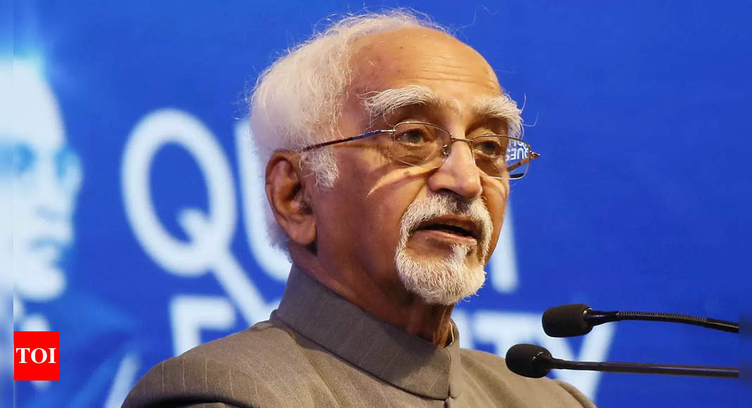 Former Vice-President Hamid Ansari, four US lawmakers express concern over human rights situation in India | India News – Times of India