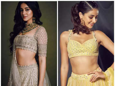 Ananya's dreamy collection of lehengas