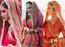 Mouni Roy's red bridal lehenga and brown smokey eye make-up will remind you of Deepika Padukone and Katrina Kaif’s wedding looks