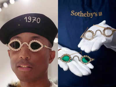 Pharrell Williams called out for wearing Tiffany's copy of antique Mughal glasses