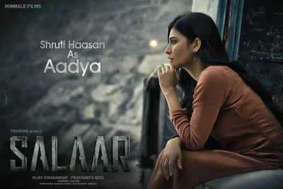Shruti Haasan to play Aadya in Prabhas’ Pan-India film ‘Salaar’!