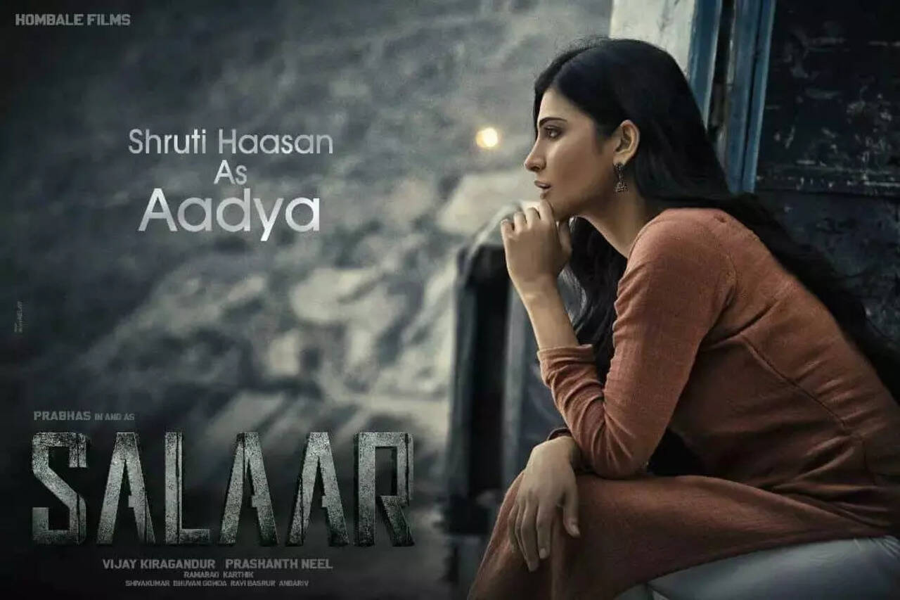 Prabhas Salaar Movie: Shruti Haasan to play Aadya in Prabhas' Pan-India  film 'Salaar'! | - Times of India