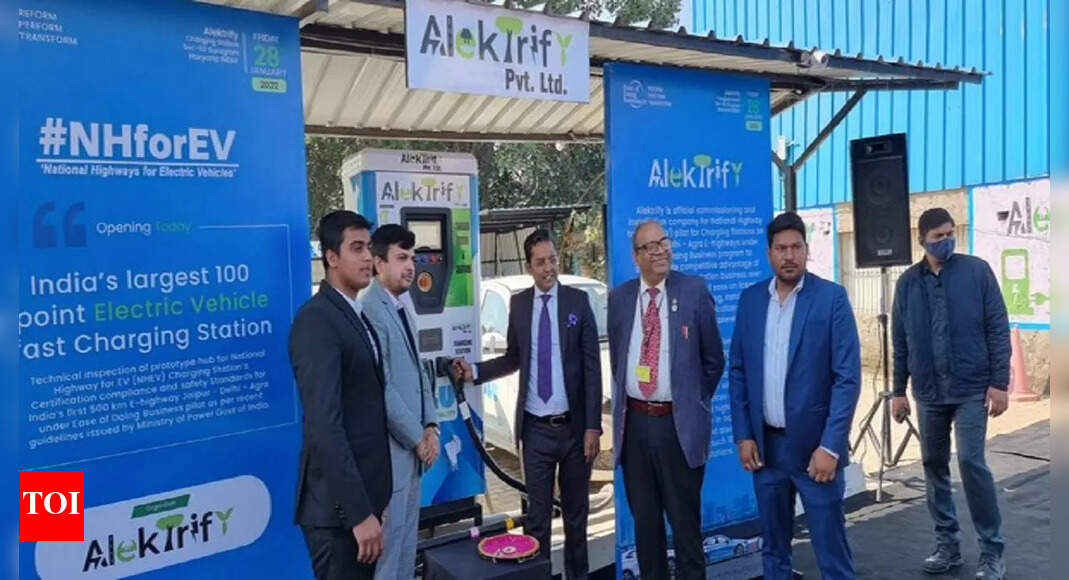 India's largest EV charging station opened at National Highway in