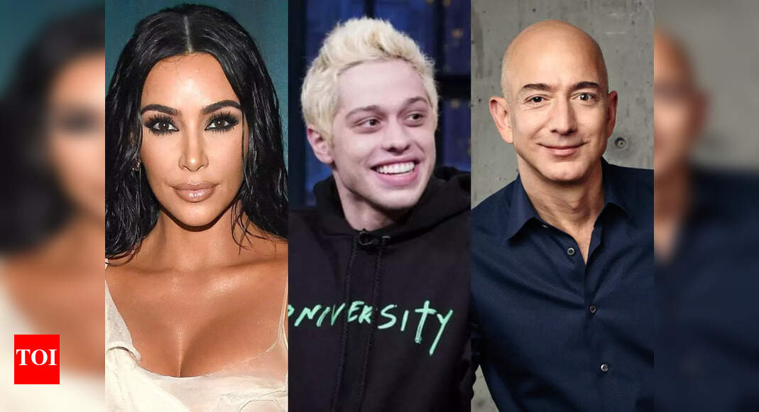 Kim Kardashian, Pete Davidson join Jeff Bezos for dinner party at his