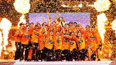 Perth Scorchers Crush Sydney Sixers To Win Big Bash League Title Cricket News Times Of India