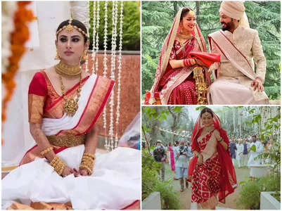 Actresses who ditched heavy wedding lehengas