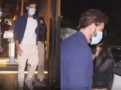 Hrithik spotted with a mystery girl- video