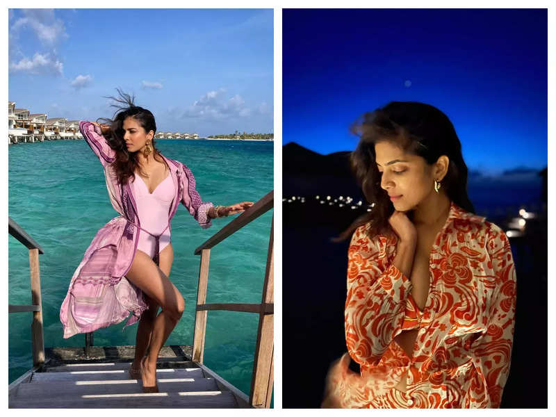 Malavika Mohanan aces her fashion game as she vacays in the Maldives; Watch her sensational video