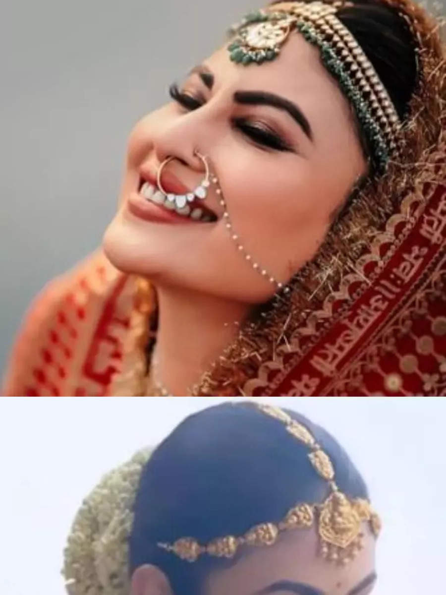 Bridal hair and makeup inspiration from Mouni Roy's wedding ...