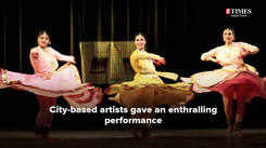 Kathak performance under the Tagore Theater mesmerizes audience