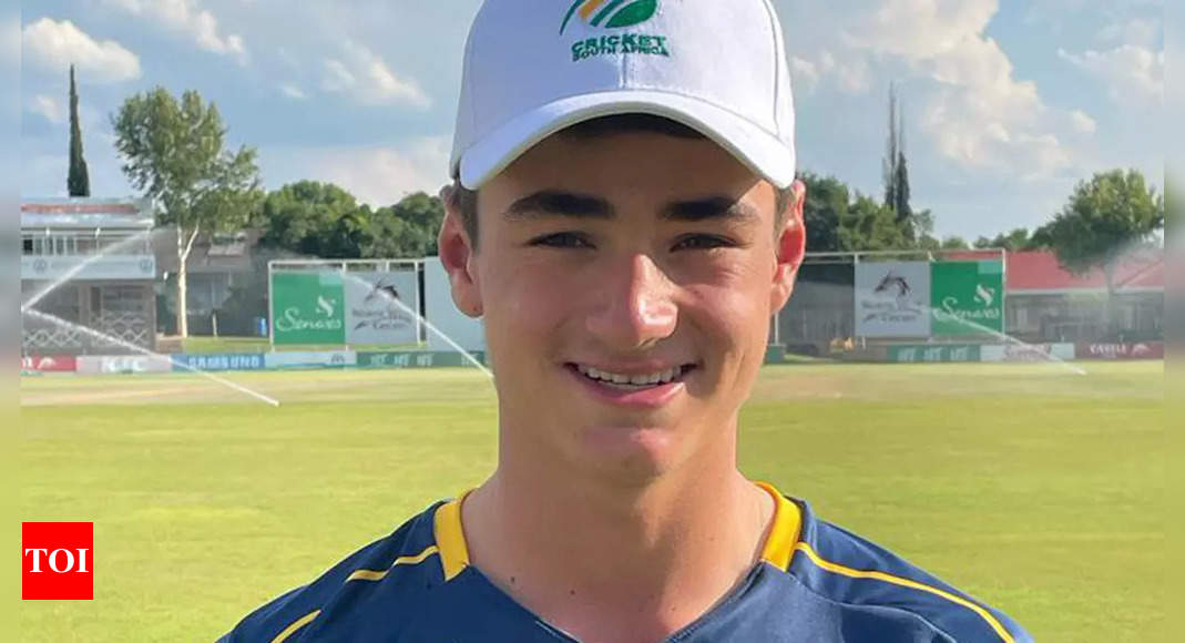 U-19 World Cup: Ronan Herrmann replaces Joshua Stephenson in South Africa squad | Cricket News – Times of India