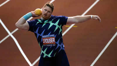 No world shot put record for Ryan Crouser due to measuring error