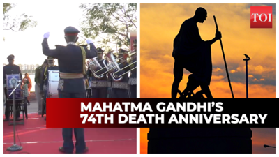 Chhattisgarh police band plays ‘Abide with me’ on Mahatma Gandhi’s death anniversary