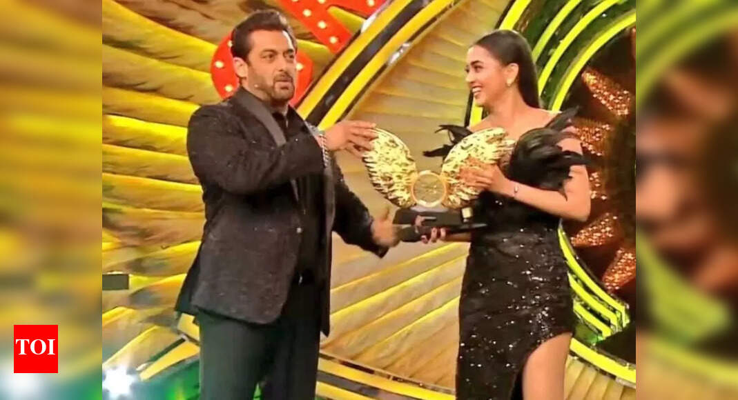 Bigg Boss 15 winner: Tejasswi Prakash lifts the trophy