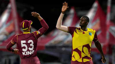 5th T20I: Jason Holder's hat-trick finishes off England as West Indies win series 3-2