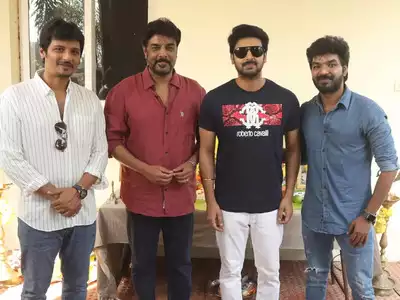 Sundar C's next with Jiiva, Jai and Srikanth commences with a pooja ...