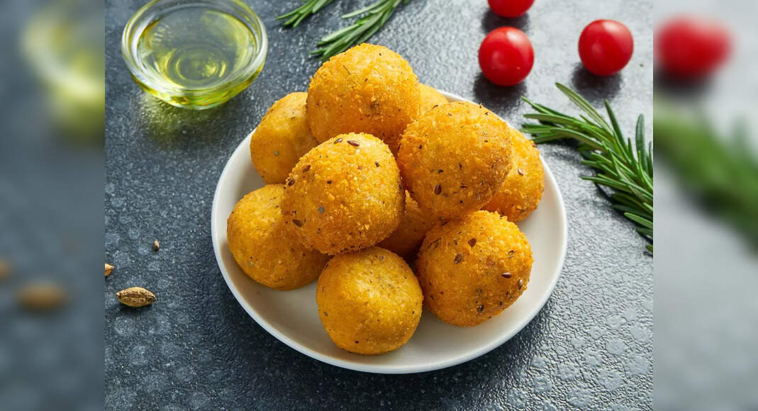 Sweet Potato Balls Recipe: How to Make Sweet Potato Balls Recipe | Homemade Sweet Potato Balls Recip