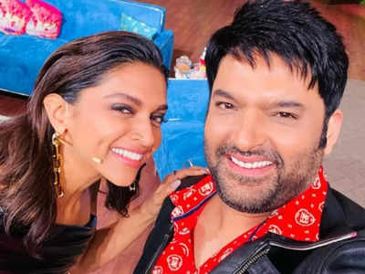 Kapil Sharma drops a happy photo with his 'crush' Deepika Padukone as they shoot together for TKSS