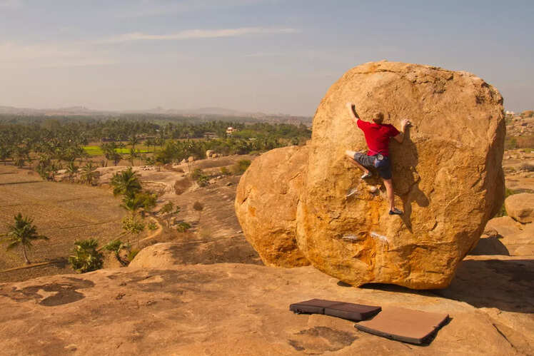 ​The famous rock climbing