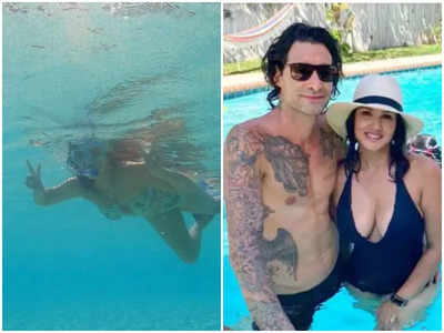 Sunny Leone takes an underwater dive, says she’s finding her husband