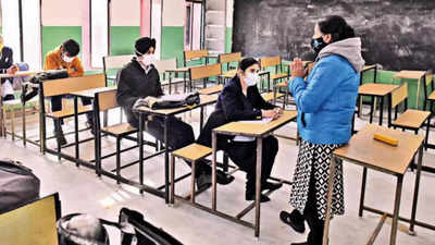 Covid-19: Schools in Chandigarh reopen for classes X to XII, few students attend