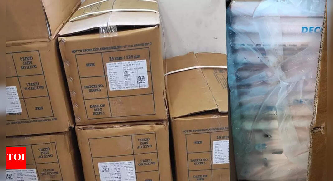 Thane crime branch seizes huge quantity of explosives in Bhiwandi ...