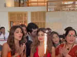 Birthday girl Shamita Shetty stuns in plunging neckline bodycon dress; cuts cake with beau Raqesh and BB15 friends