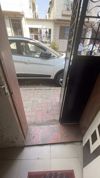 parked car to block office door