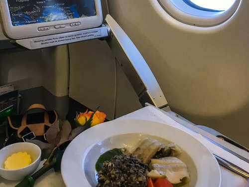 Why does food tastes different when you are flying?