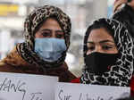 Massive protest against acid attack on woman in Srinagar
