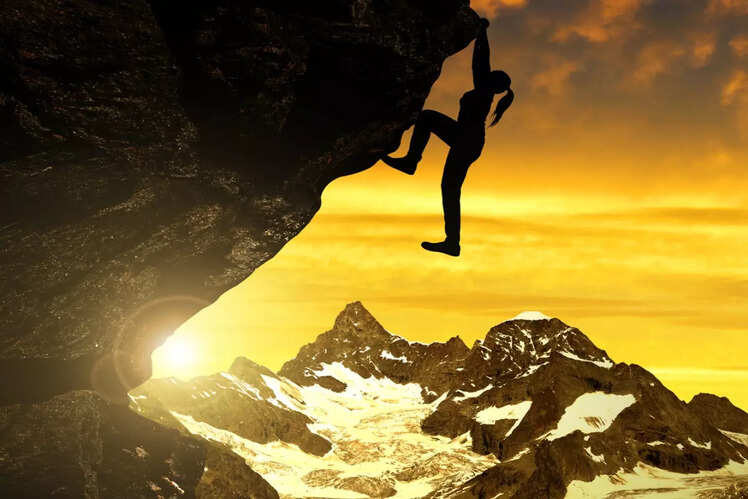 ​Free solo climbing