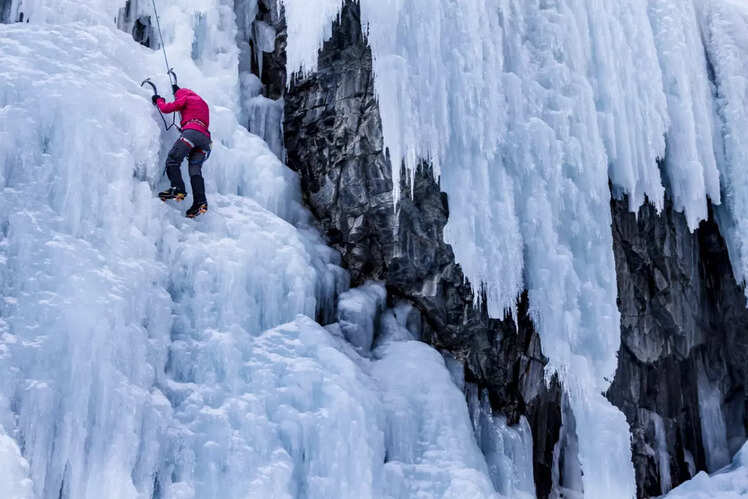 ​Ice climbing