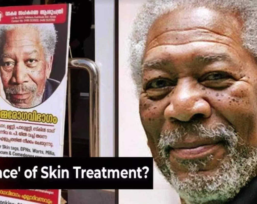 
Kerala hospital uses Morgan Freeman photo for skin treatment ad; apologises after backlash
