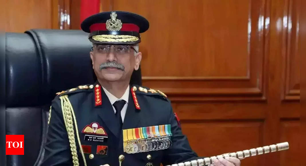 Army Chief General MM Naravane seen wearing Indian Army's new