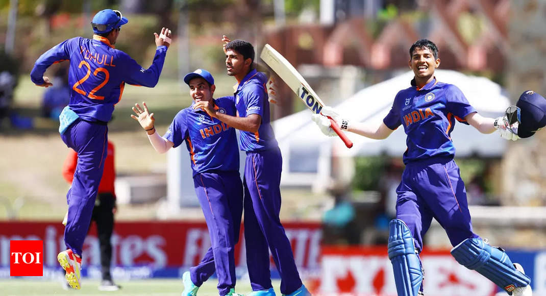 Icc Under 19 World Cup 22 Final India Vs England Yash Dhull And Co On Course To Extend India S Undisputed Dominance Face England In Title Clash Cricket News Times Of India