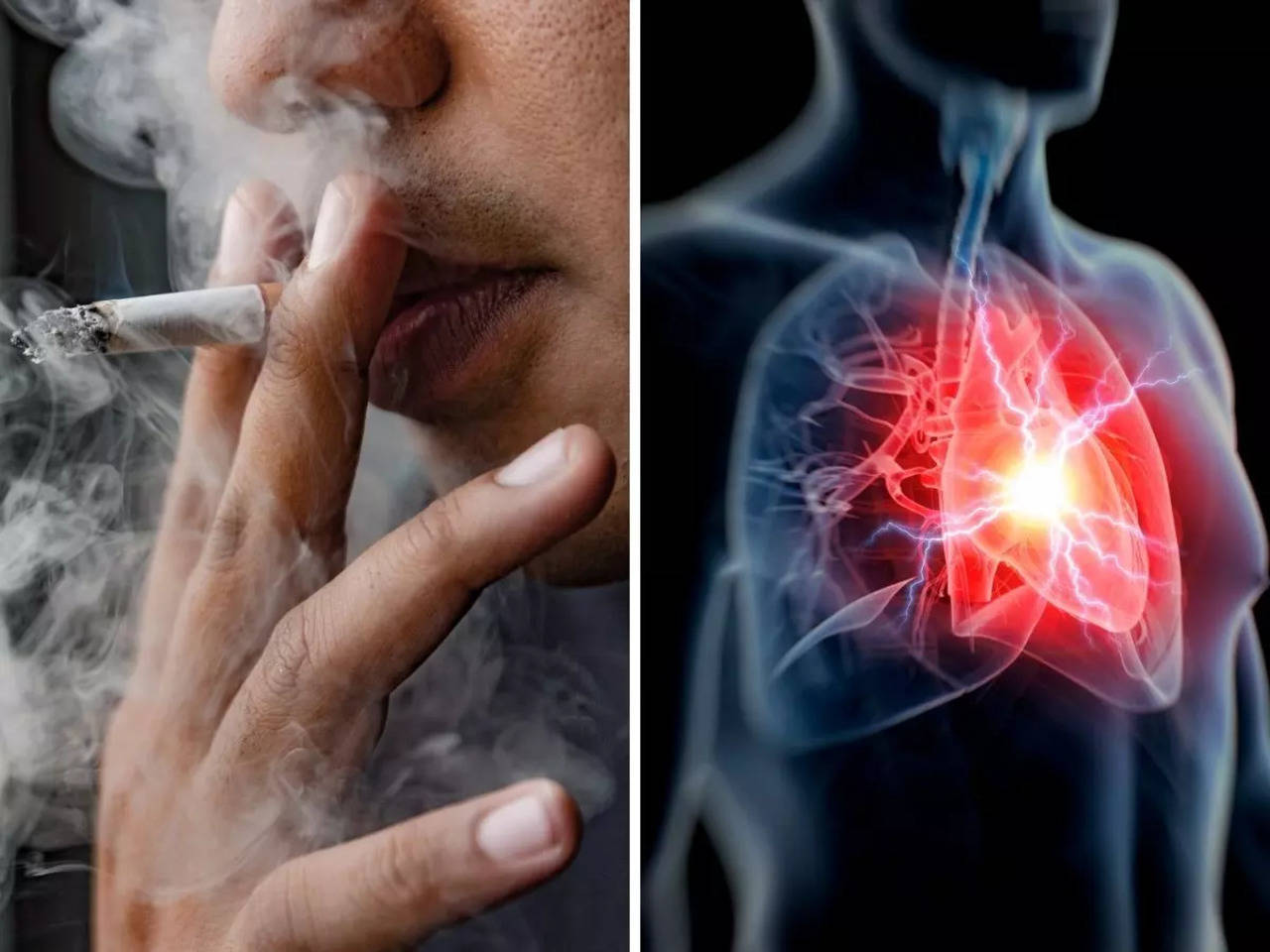 Heart beat fast after smoking: Causes and more