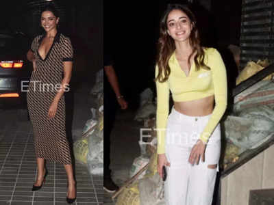 Photos: Ananya Panday and Deepika Padukone attend the special screening ...