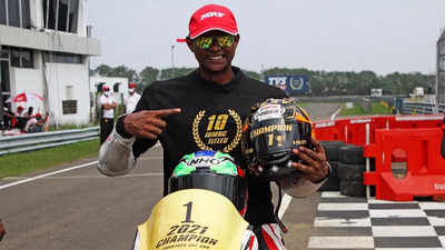 Rajini Krishnan claims 10th national title in Motorcycle Racing Championship