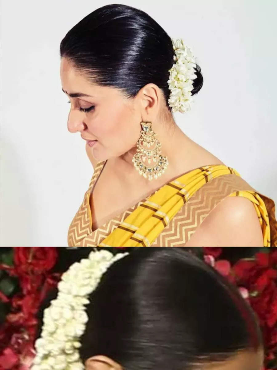 1 Top Indian Saree Hairstyle For Long Hair - Fastnewsfeed