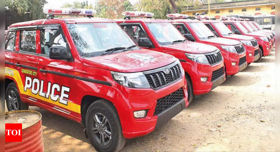 Police To Get 17 New Patrol Vehicles Coimbatore News Times Of India