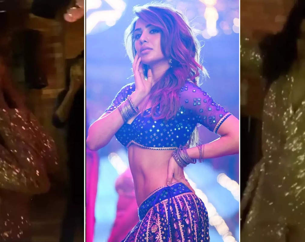 
Karishma Tanna's video grooving on Samantha Ruth Prabhu's 'Oo Antava' song at her wedding reception goes viral on social media
