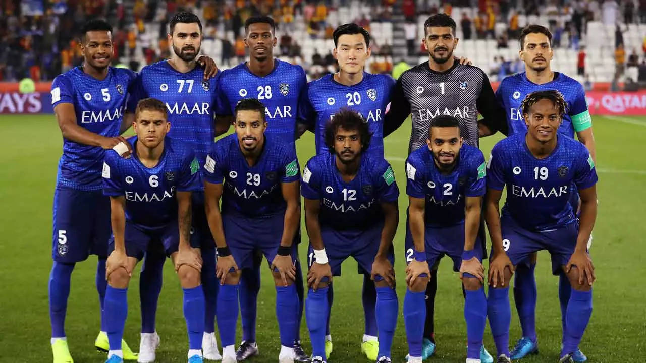 Players of Saudi Arabias Al Hilal Saudi FC celebrate after victory News  Photo - Getty Images