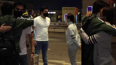 Malaika Arora and Arbaaz Khan re-unite to see off their son at airport, netizens 'love the way they do parental duties even after divorce'
