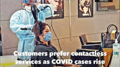Customers prefer contactless services as COVID cases rise again, say NCR salon owners