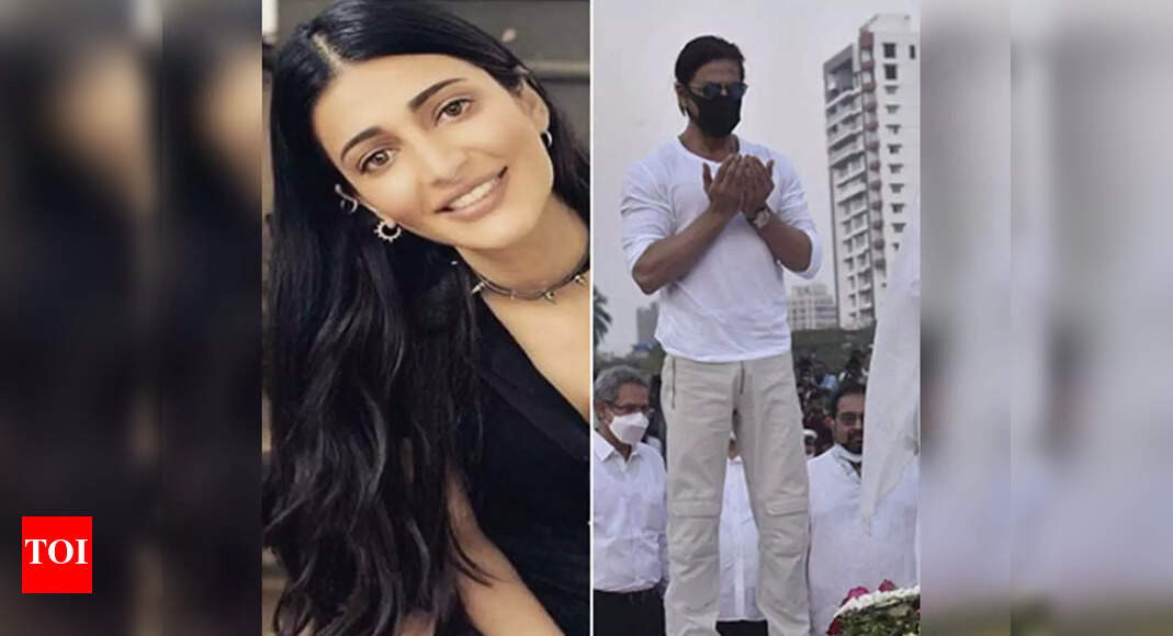 Shruti Haasan appreciates SRK for paying tribute to Lata
