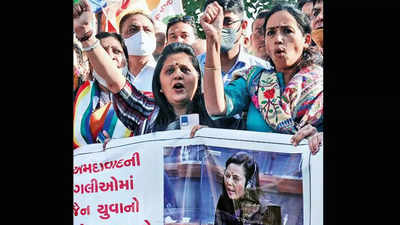 Ahmedabad: Jains protest against TMC MP’s remark