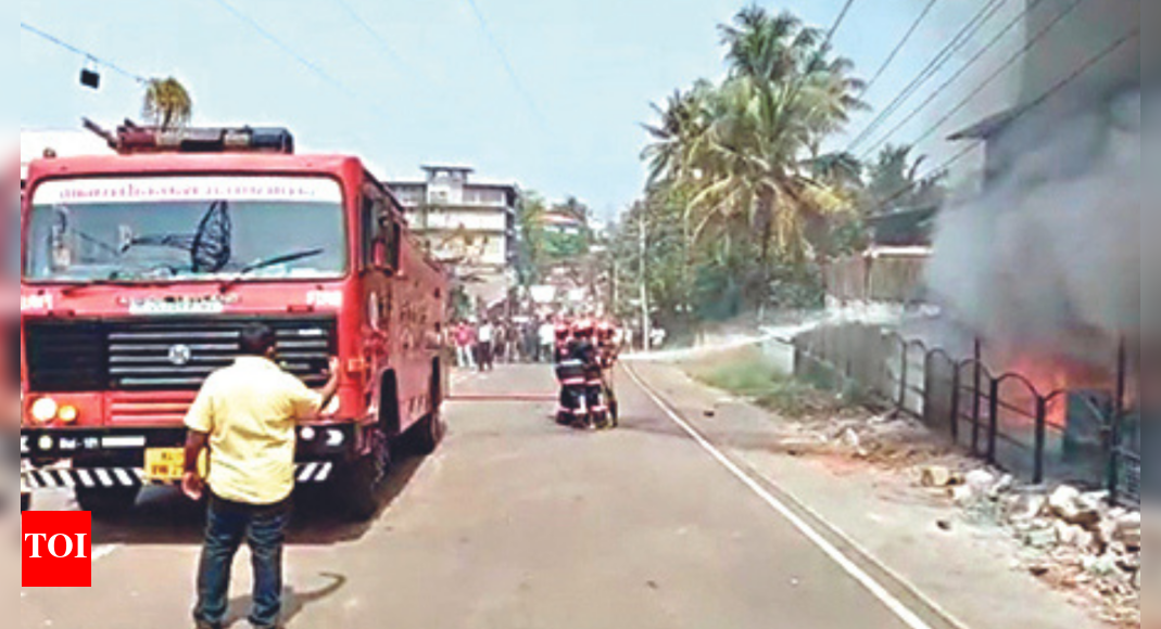 Kalamassery Minor Fire Breaks Out At Kalamassery Industrial Unit
