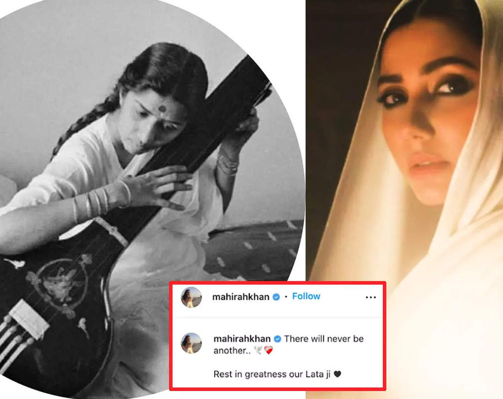 
Pakistani actress and Shah Rukh Khan’s ‘Raees’ co-star Mahira Khan pays tribute to Lata Mangeshkar, netizen says 'Kalakar ka koi mulk, dharm nhi hota'
