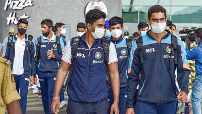 U 19 World Cup Victorious India Boys Arrive Home After Long Flight From Caribbean Cricket News Times Of India